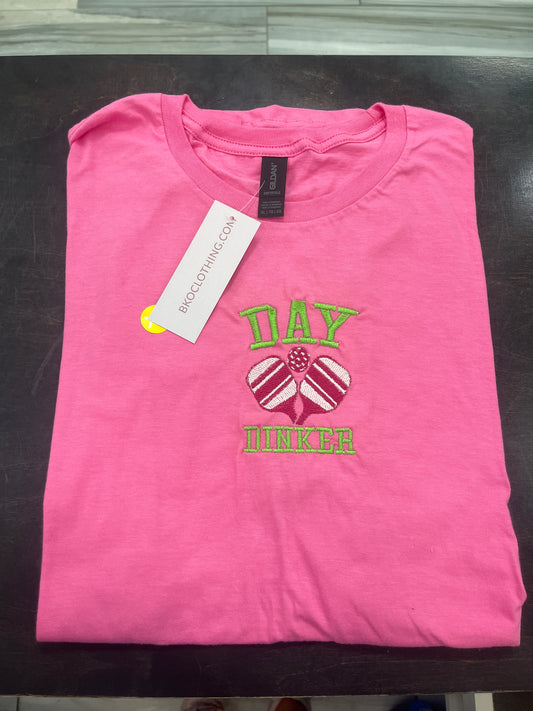 Day dinker pink tshirt - BKOClothing.co