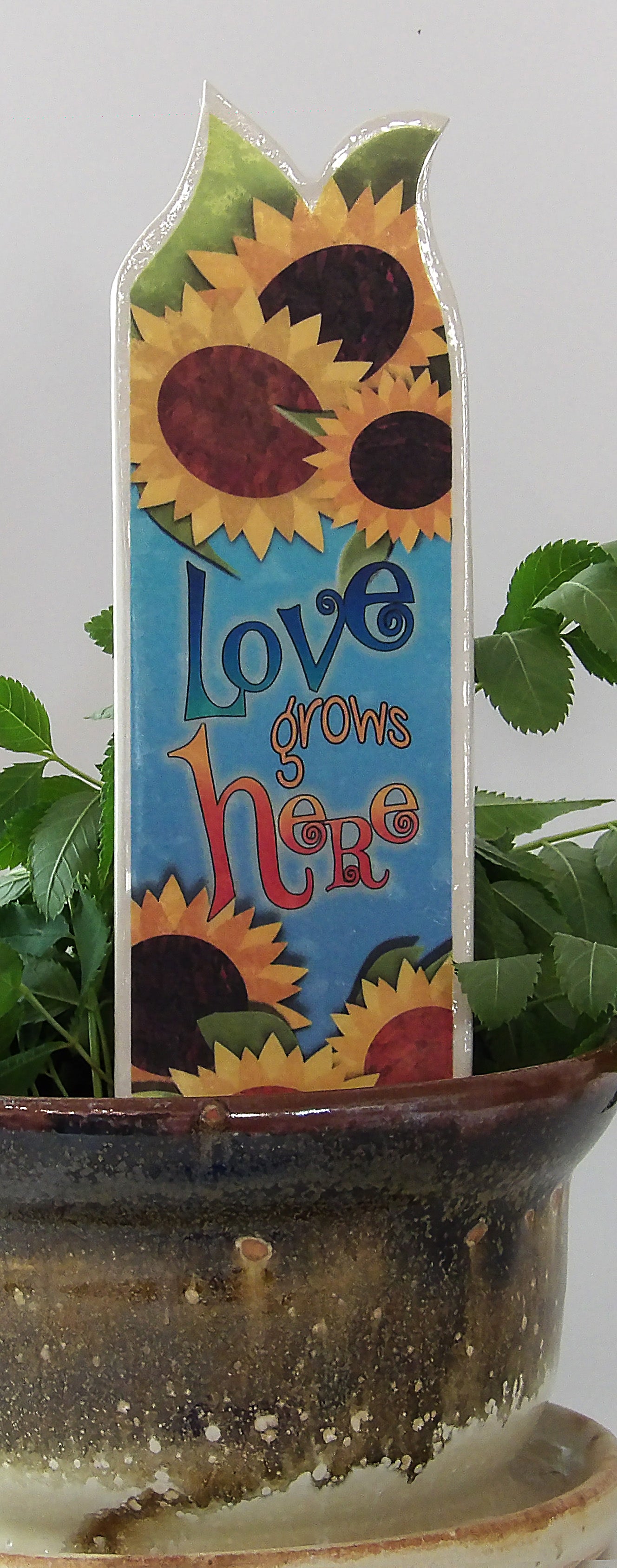 Love Grows Here, Large Garden Stakes