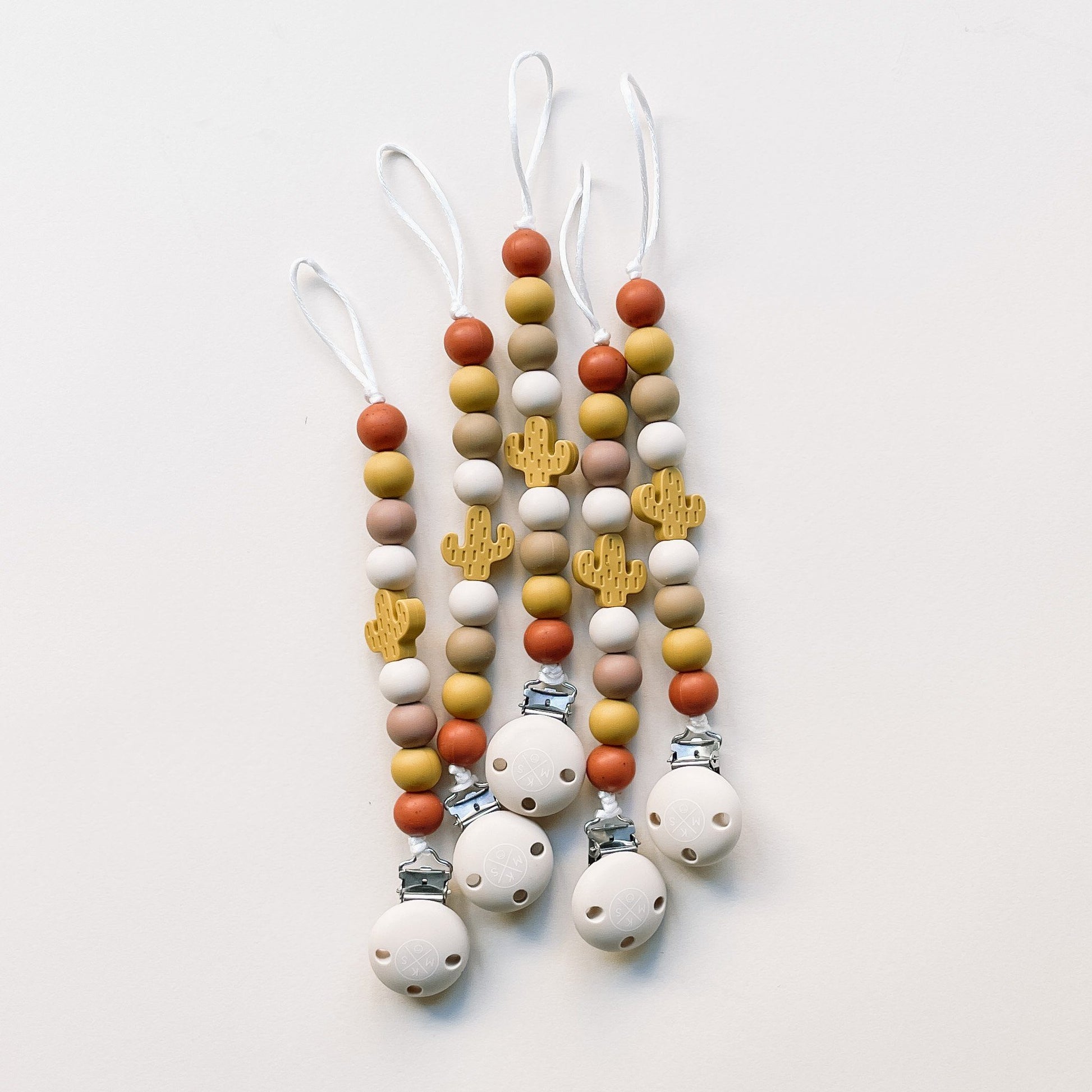 Pacifier clip & Teether Holder Cactus - MKS MIMINOO