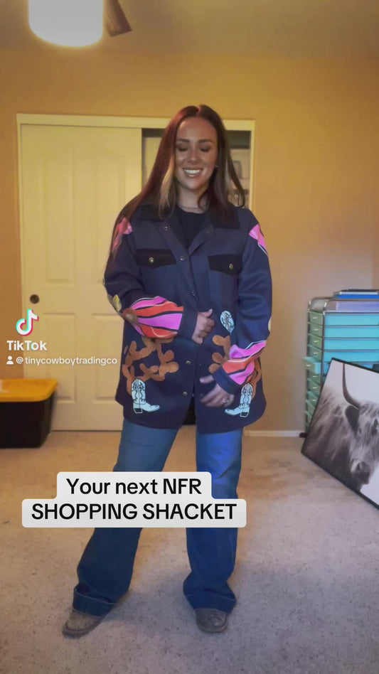 Bison Shacket- Tiny Cowboy Trading Co.