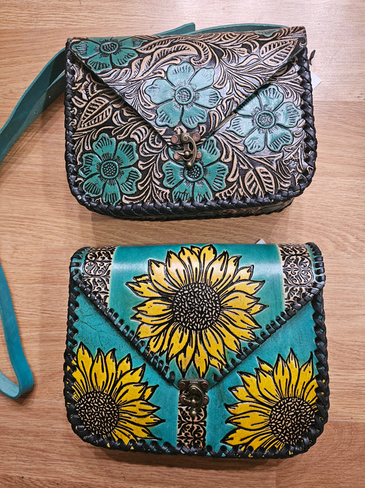 1 Bag - Leather Hand Painted (Cuadradas Pico) @amorfashionshop