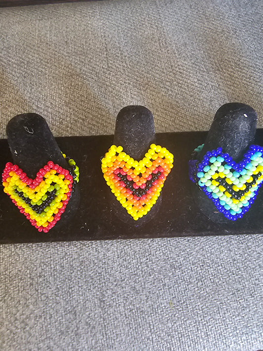 Heart Beaded Ring @amorfashionshop