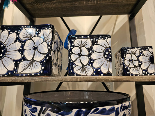 Talavera Pot Cube  #1  @amorfashionshop