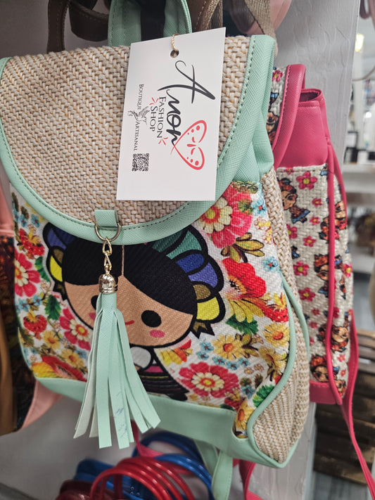 1 Bag Backpack Yute Lele Mediana @amorfashionshop