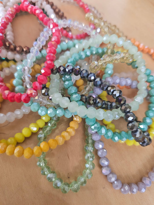 Bracelets Beads Crystals @amorfashionshop.com