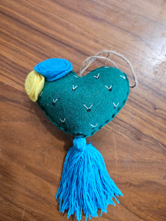 Keychain Cactus Corazon @amorfashionshop
