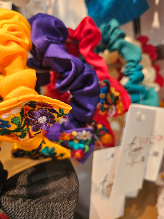 Bow -  1 Bebe Headband Silk Embroider @amorfashionshop