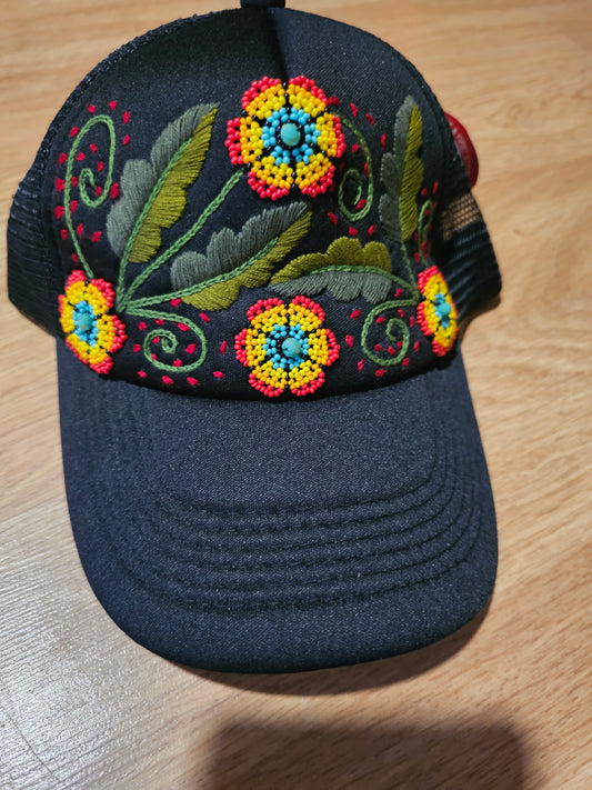 Cap - Gorra Chaquira Beaded Embroidered @amorfashionshop