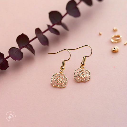 Rose Earrings
