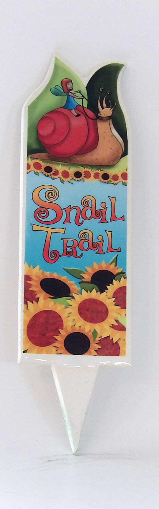Large Snail Trail Garden Stakes