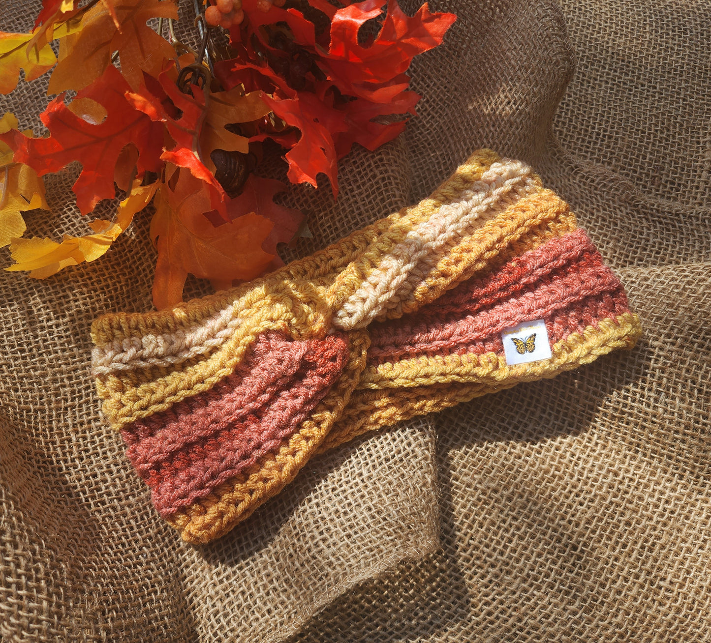 Crochet Ombre Headbands/Earwarmers - BUTTERFLIES FROM HEAVEN LLC