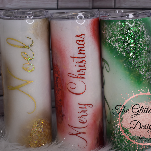 Noel - 30 oz Skinny - GB Designs
