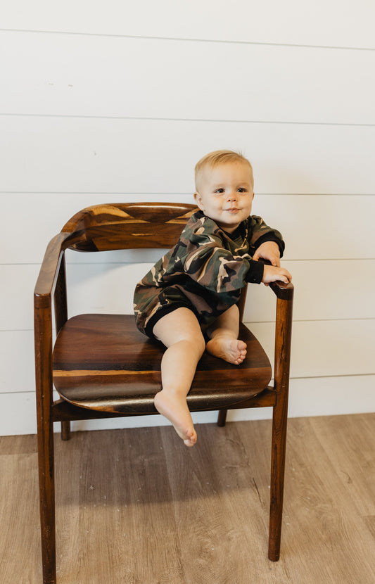 Camo Onesie -Fit for a Prince
