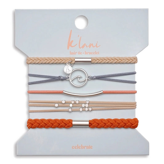 K'Lani Hair Tie + Bracelet - The Collective Market