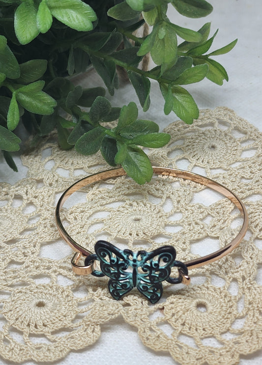 Metal Butterfly Bracelet - BUTTERFLIES FROM HEAVEN