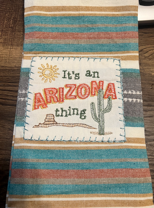 KDD - Its an Arizona Thing Embroidered Tea Towel - Mishmash
