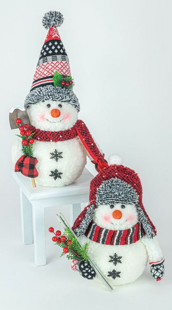 Wintery Christmas Snowman Tabletop - 13215