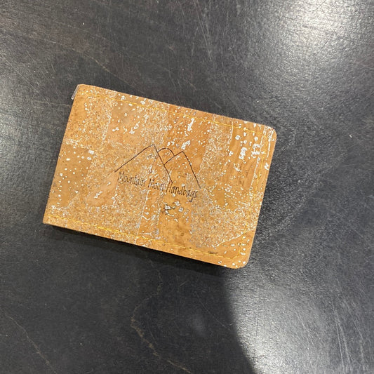 Tall Snap Cork Card Wallet